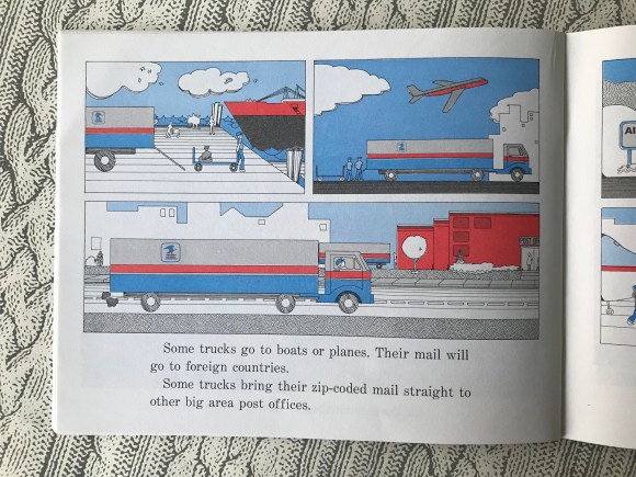 The Post Office Book: Mail and How It Moves by Gail Gibbons, vintage children's books, books about the post office