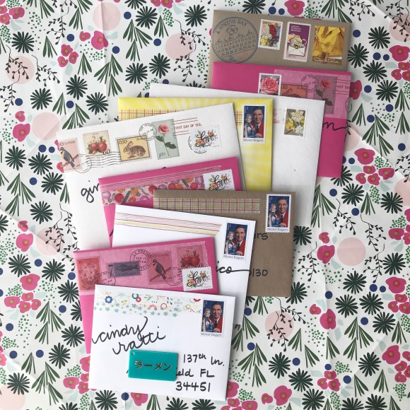 write on, national card and letter writing month, show and mail, stack of mail, snow and graham