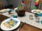 tiki birthday party, aloha birthday, #jktikiparty, tiki party, table setting,&nbsp;leis