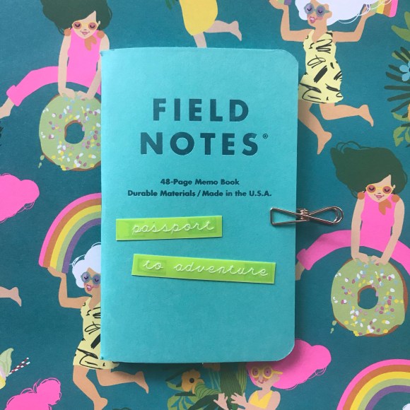 Field Notes Sweet Tooth, Field Notes Colors edition, summer passport, summer manifesto, summer bucket list