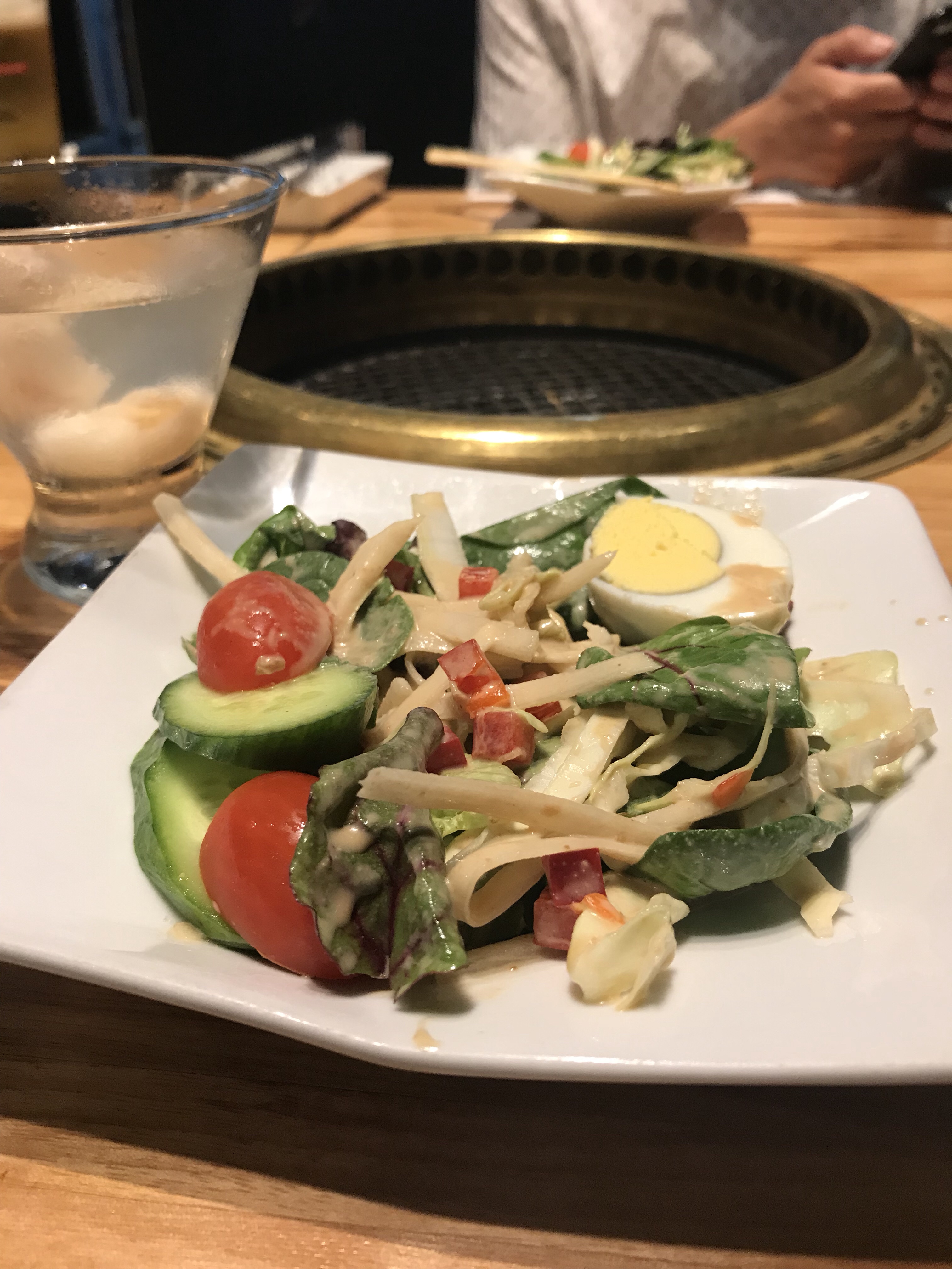 Gyu-kaku Japanese BBQ, west loop restaurants, Gyu-kaku salad