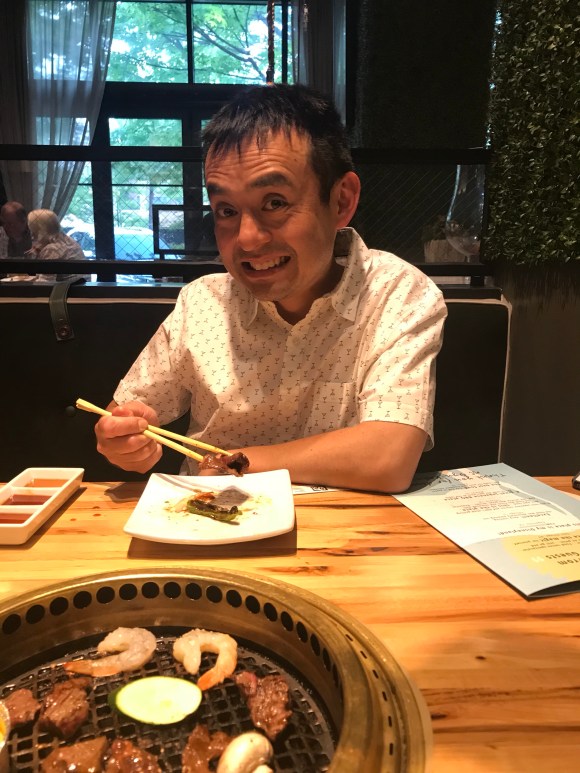Gyu-kaku Japanese BBQ, west loop restaurants, grilling meats