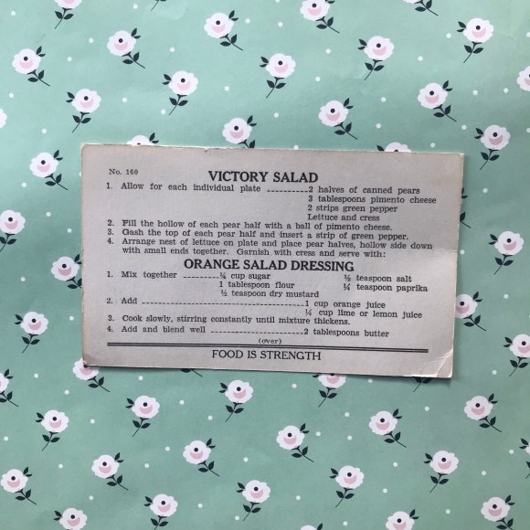 vintage recipes, chiffon cake, old recipes, recipe box