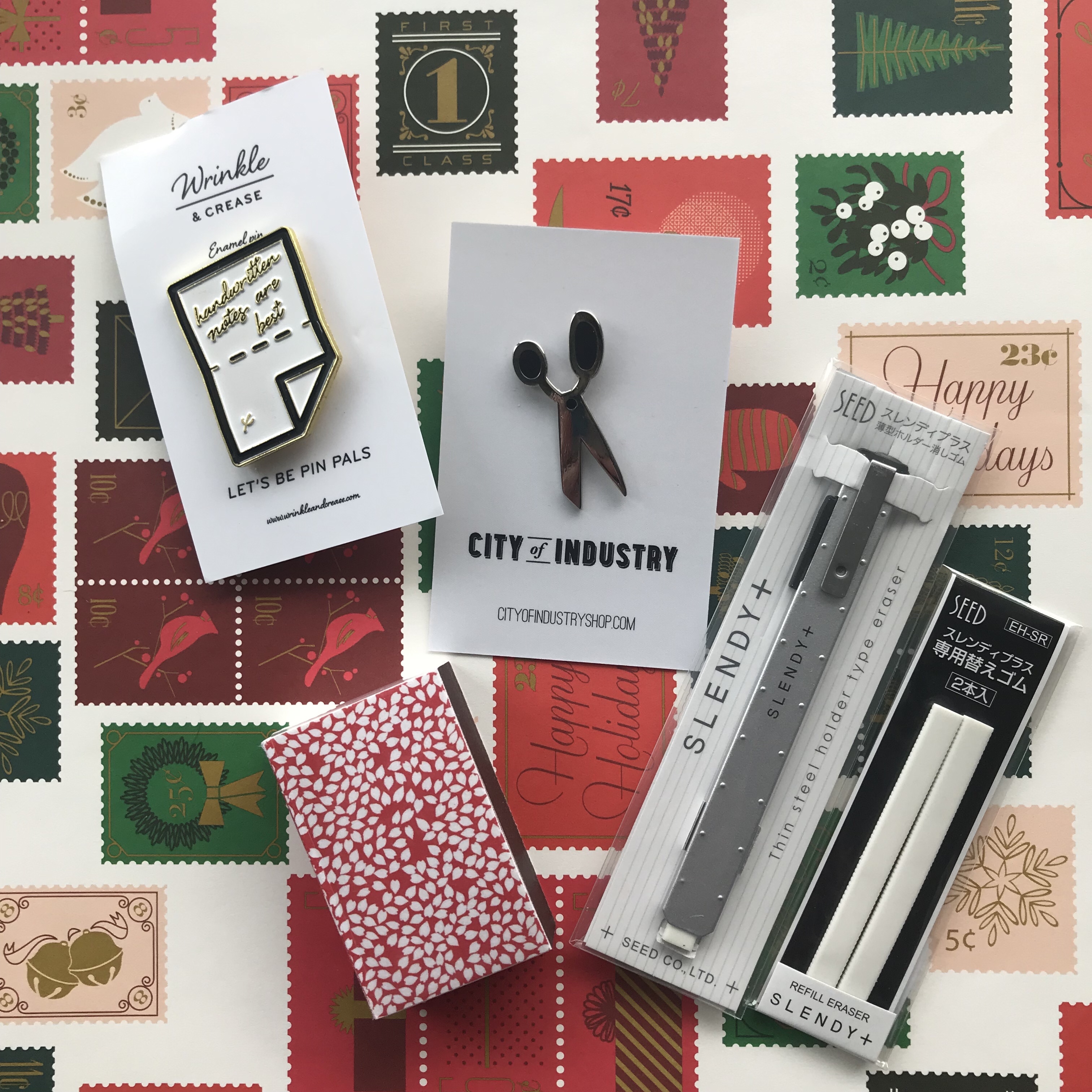 snail mail christmas gifts, greer, office supply gifts