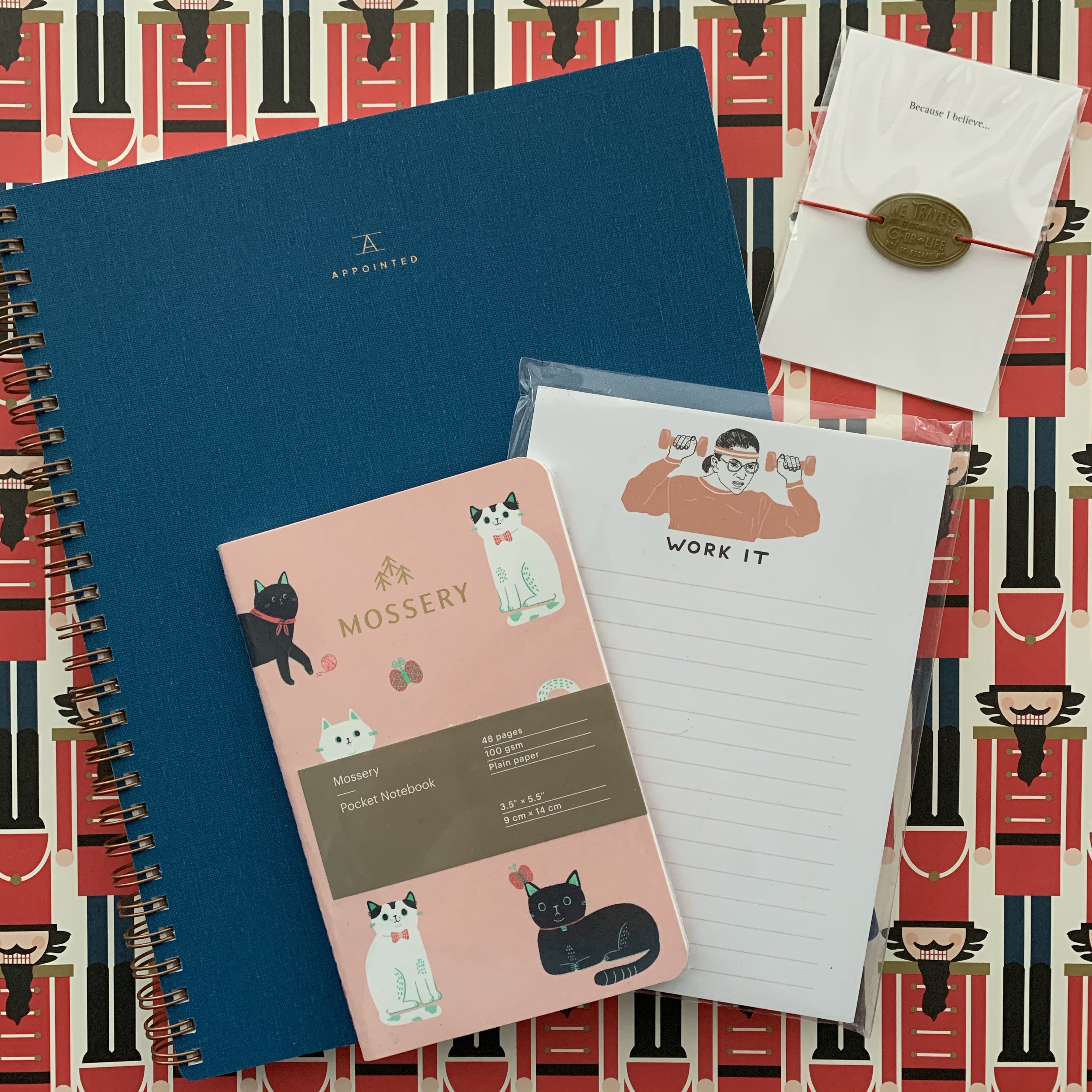 Greer gifts, Baum Kuchen traveler's notebook charm