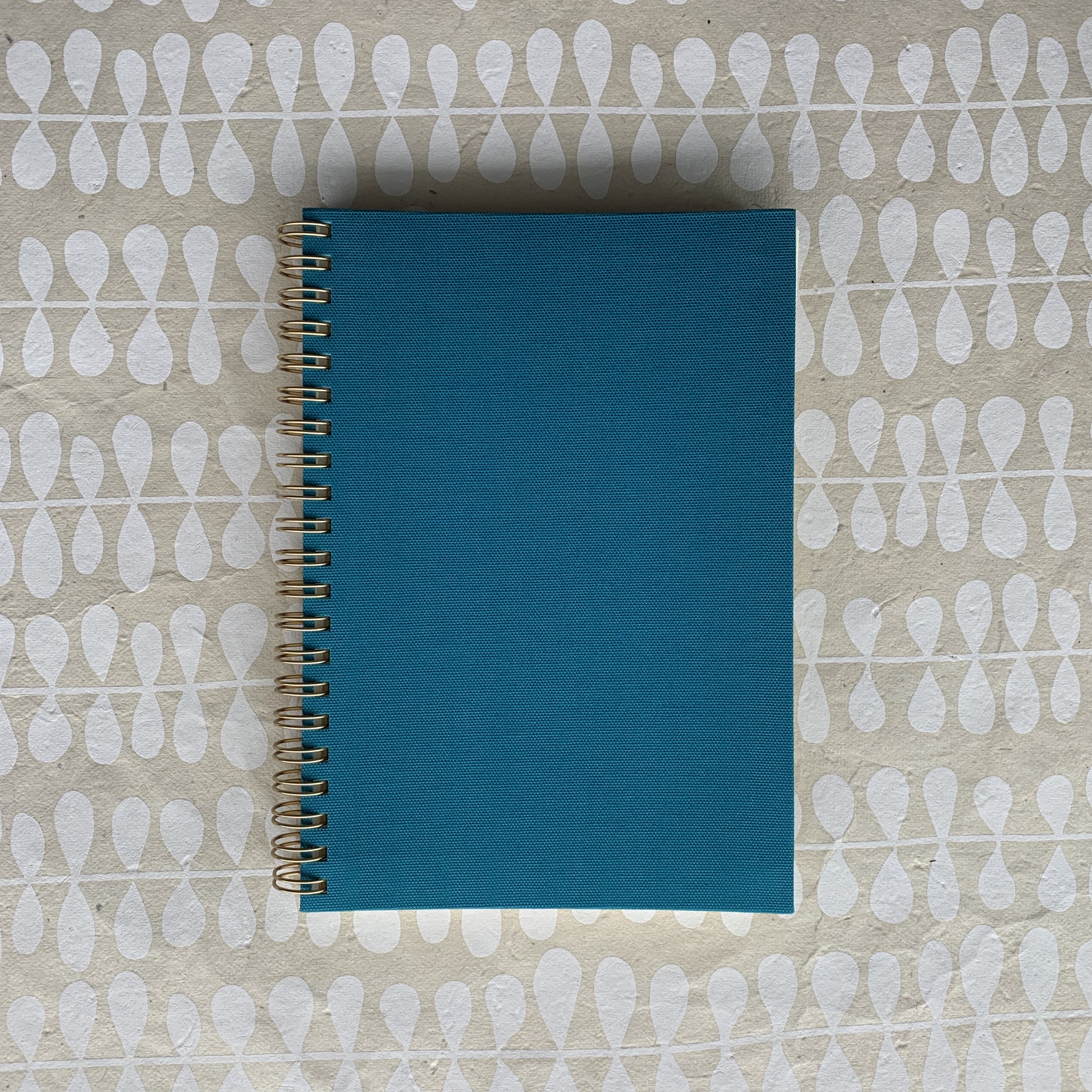 Kakimori notebook, blue book cloth