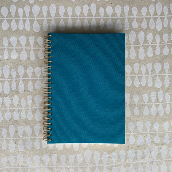 Kakimori notebook, blue book cloth