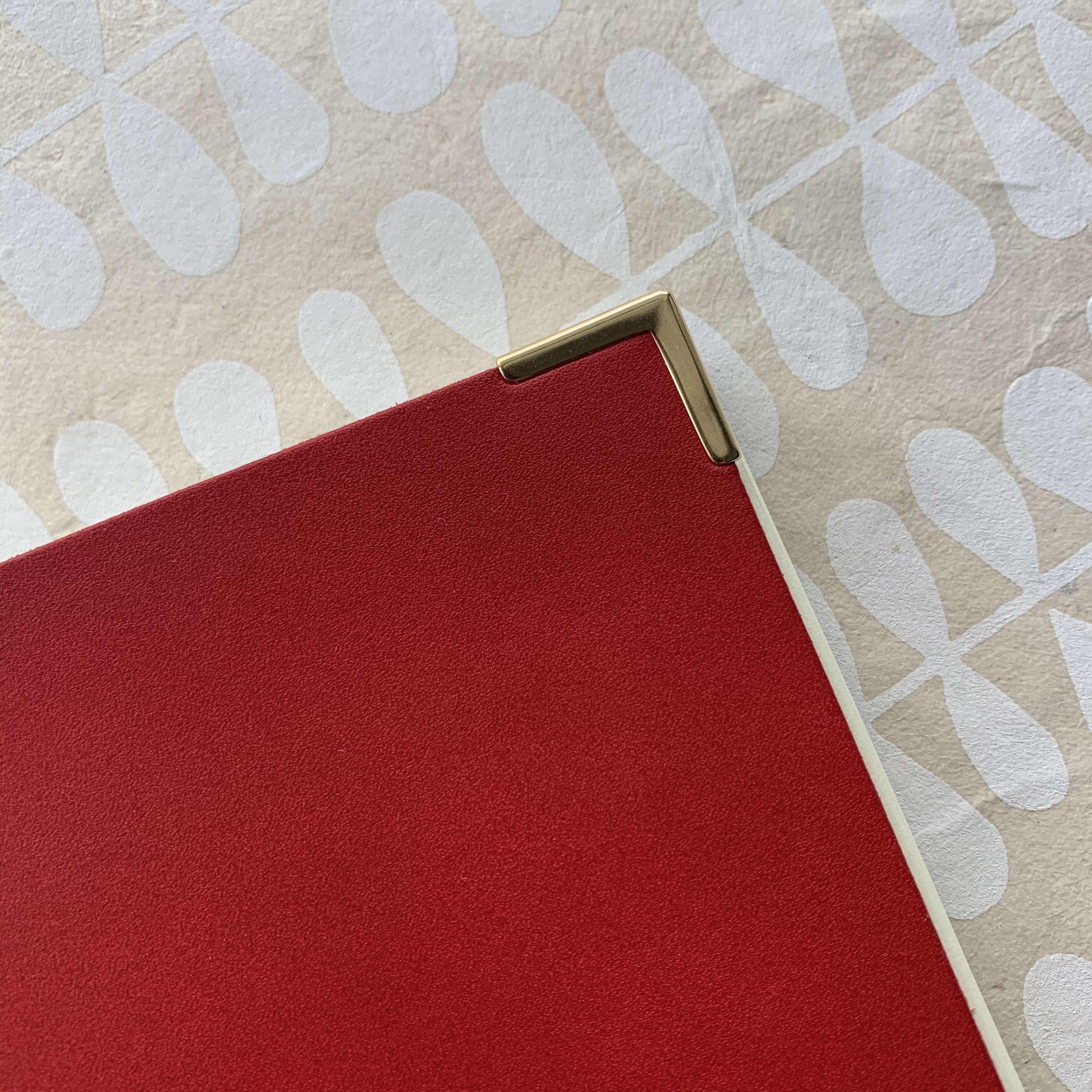 kakimori notebook, gold accents