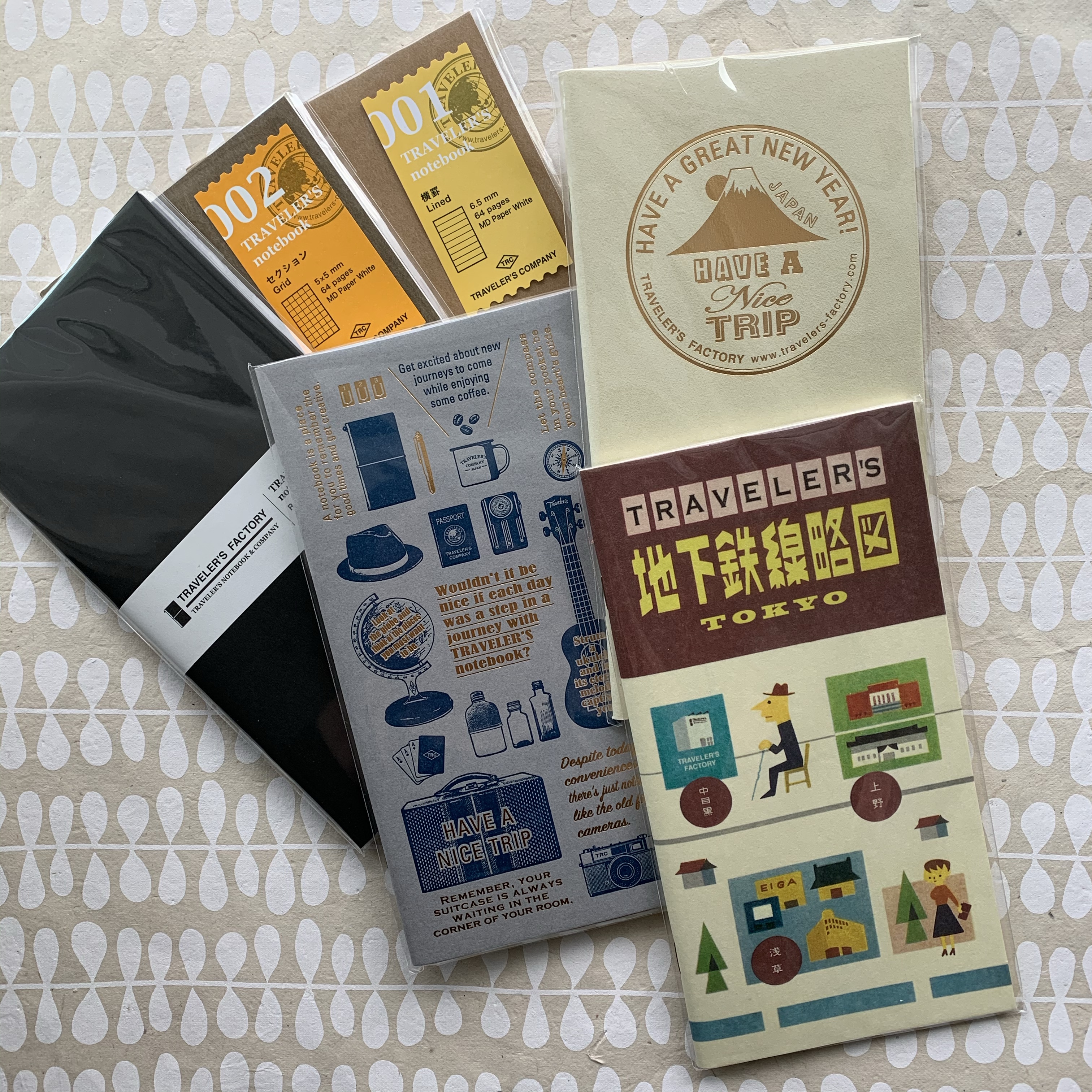 Traveler's notebook refills, 2020 refills 