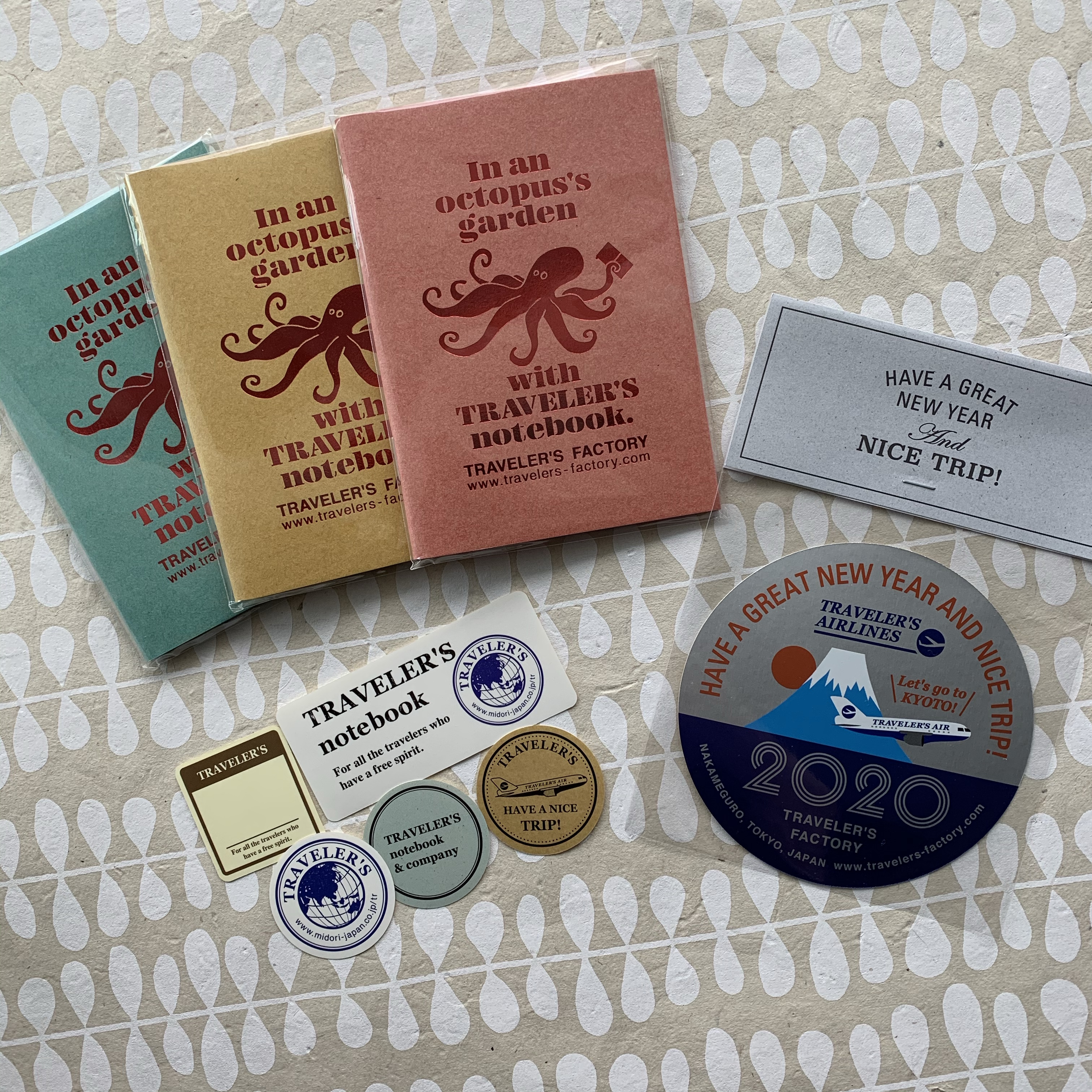 Traveler's Notebook limited edition, new years lottery