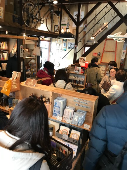 shopping at Traveler's Factory