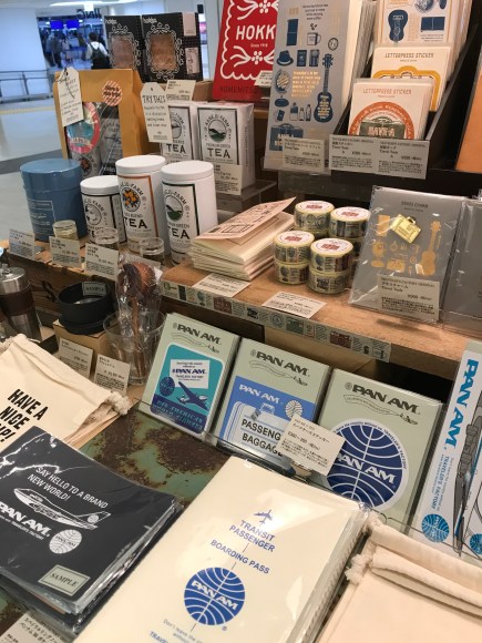 Traveler's Notebook stickers, Traveler's Factory Airport, narita airport, Pan Am accessories