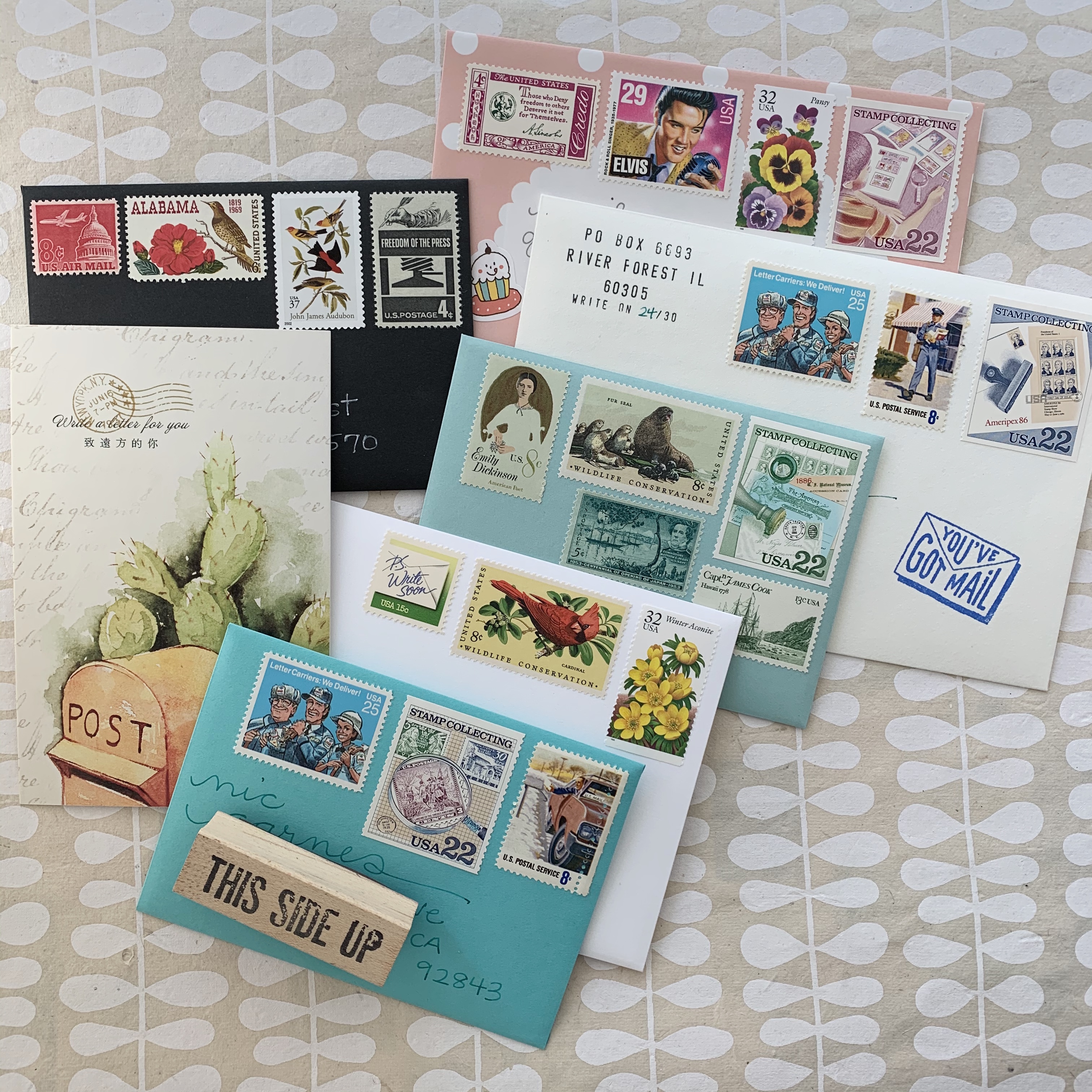 write_on, national card and letter writing month, vintage postage